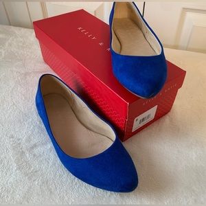 Kelly & Katie Pirassa Flats in Medium Blue size 8